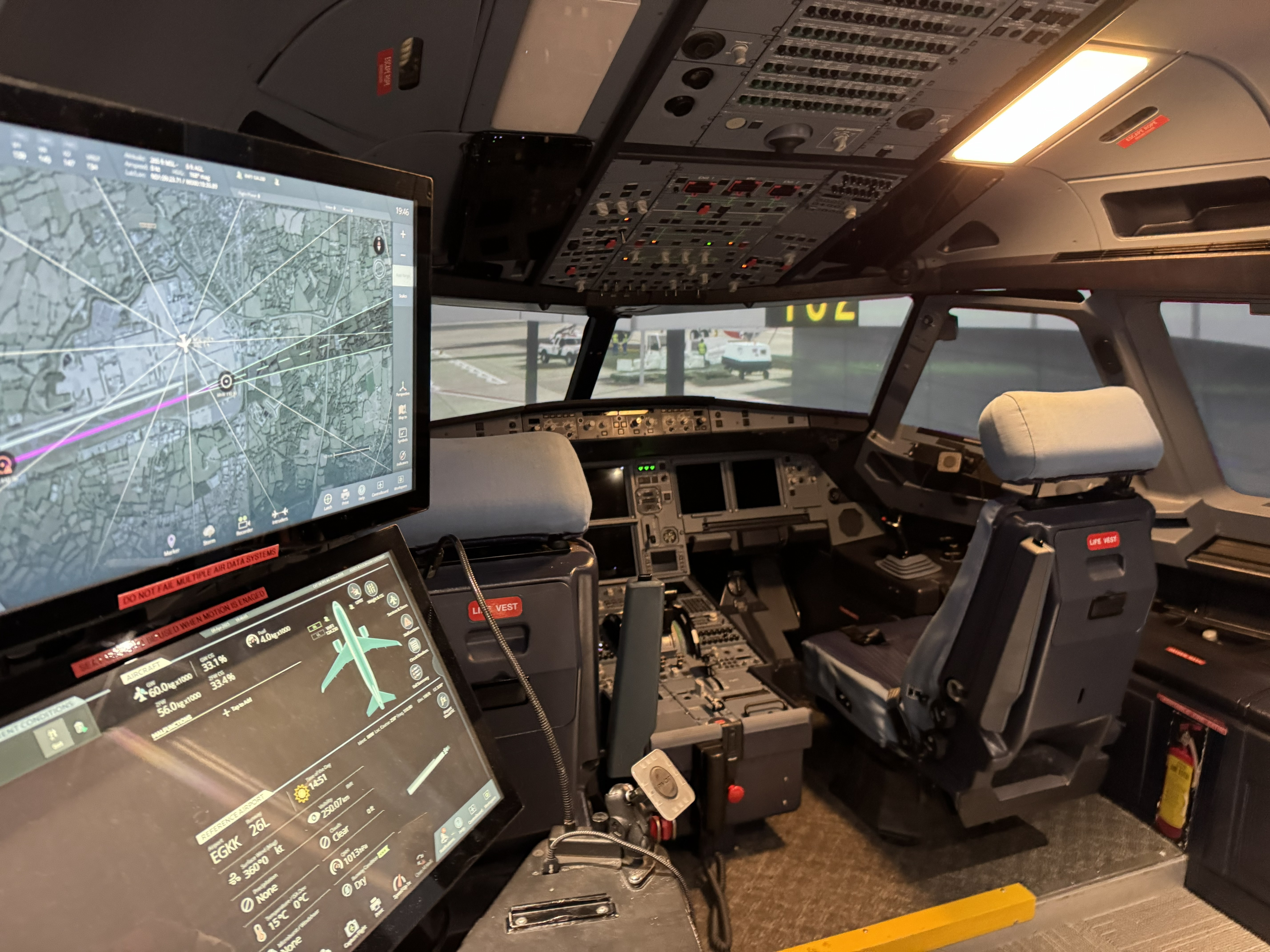 A320 full-motion simulator